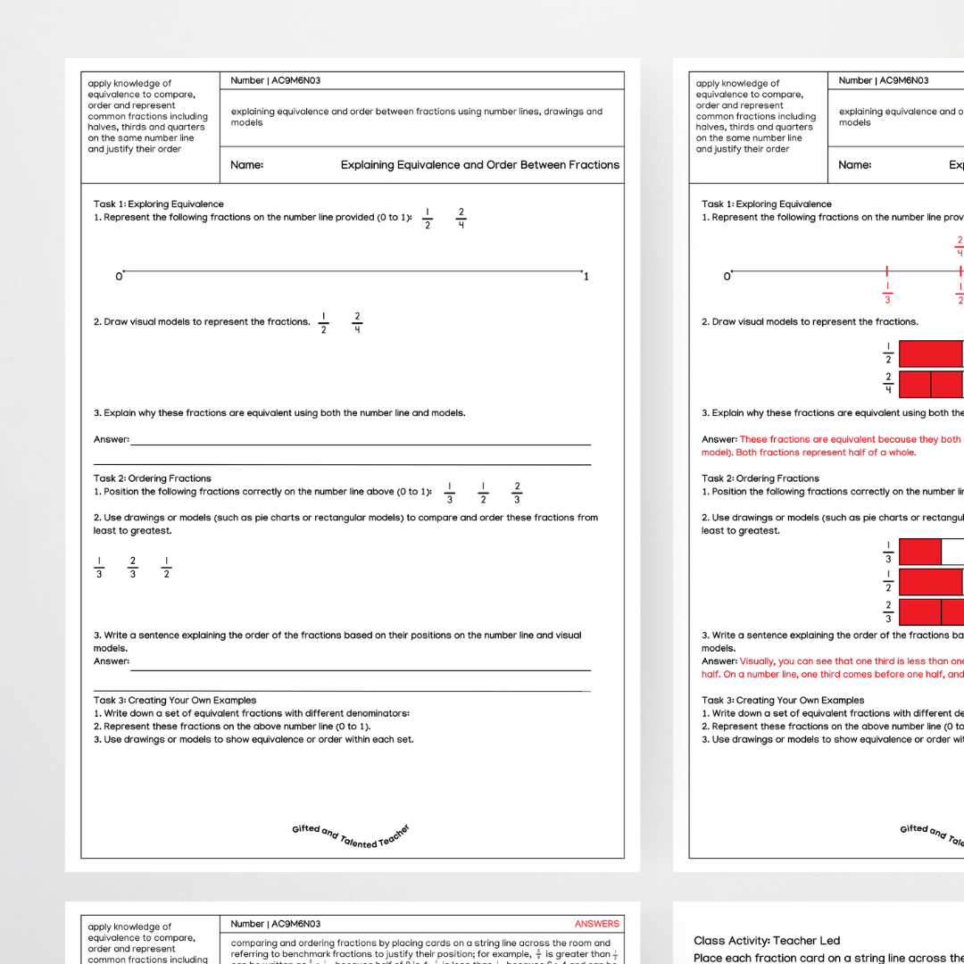 Number - Year 6 Australian Curriculum AC9M6N03