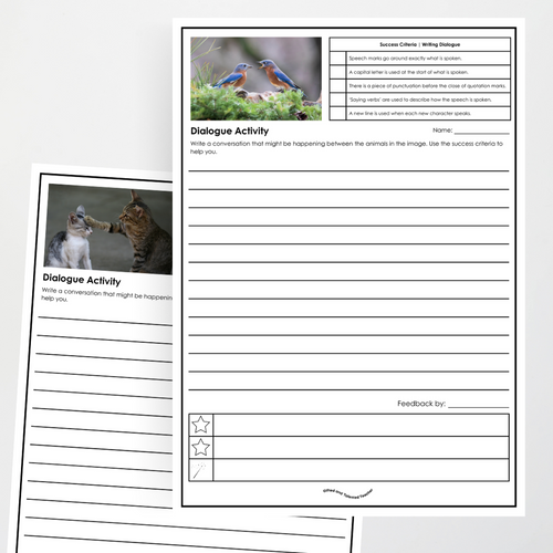 Dialogue Activity - Direct Speech Bundle | Teaching Resources