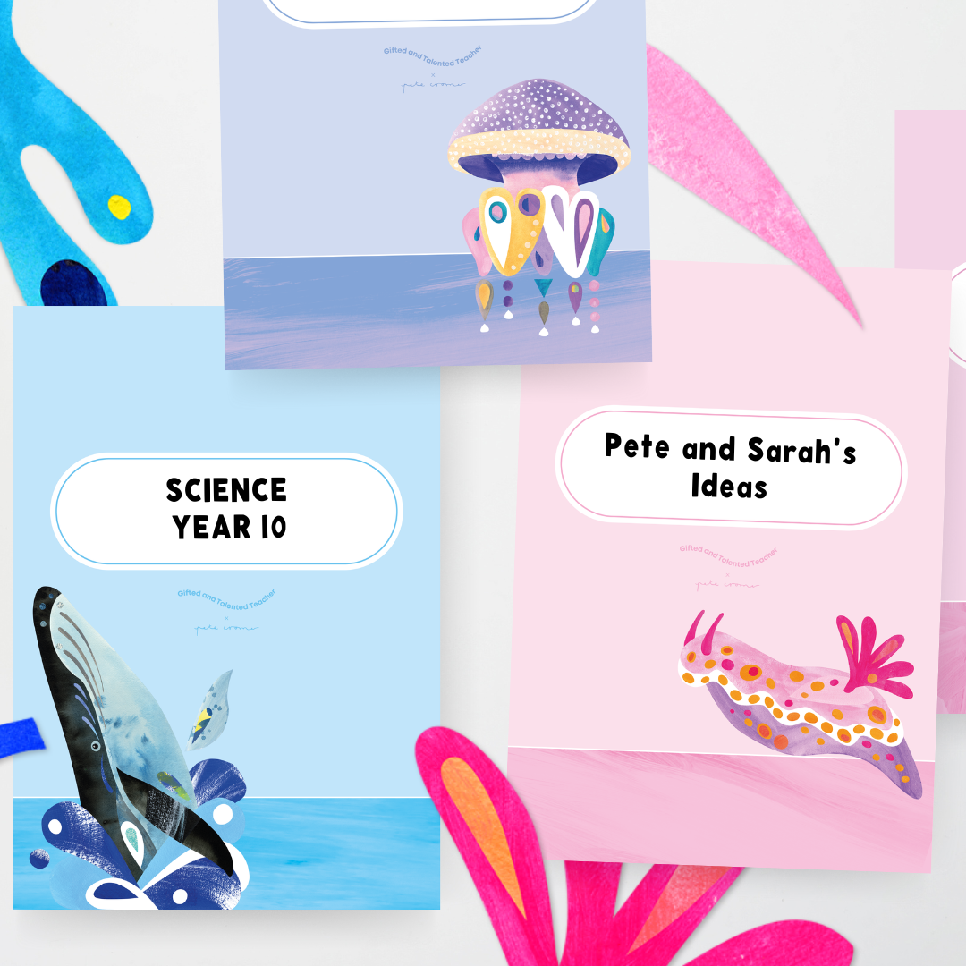 Pete Cromer: Binder Covers - Sea Life Collection