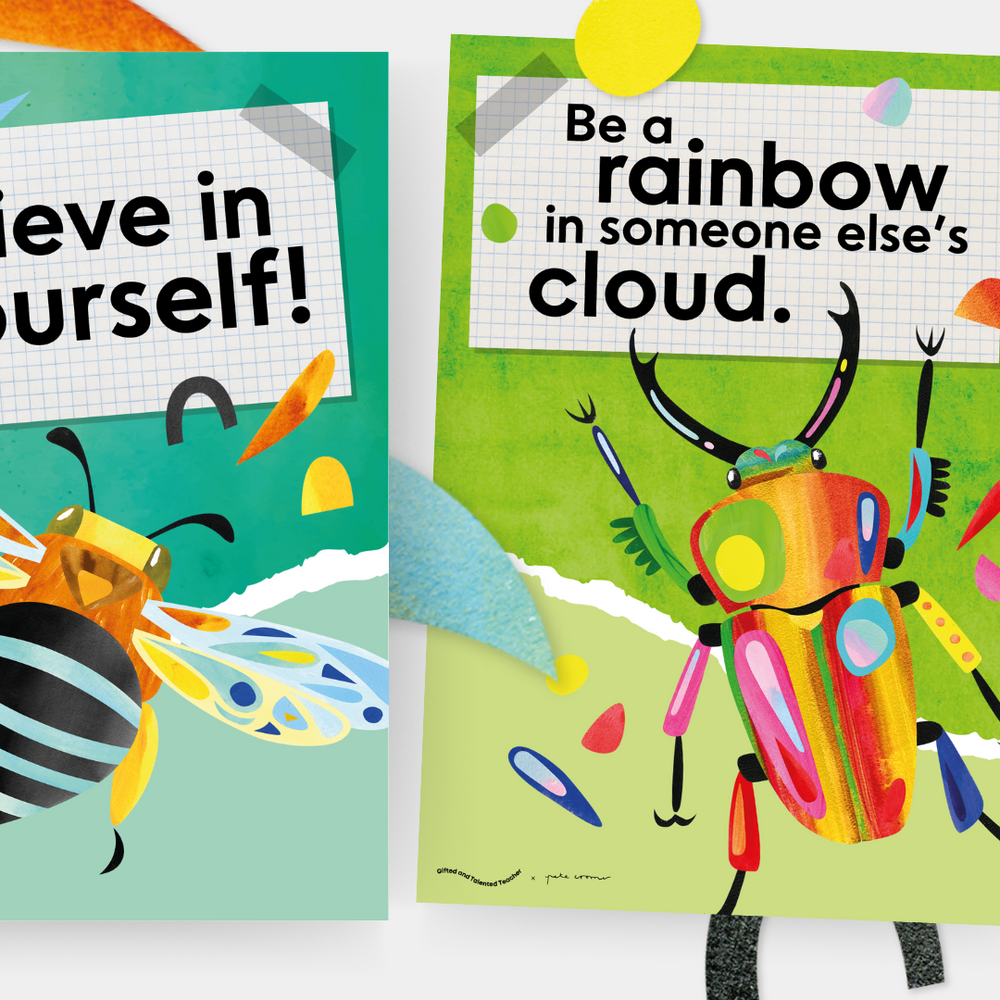 Pete Cromer: Quote Posters - Insect Life Classroom Decor | Gifted and ...