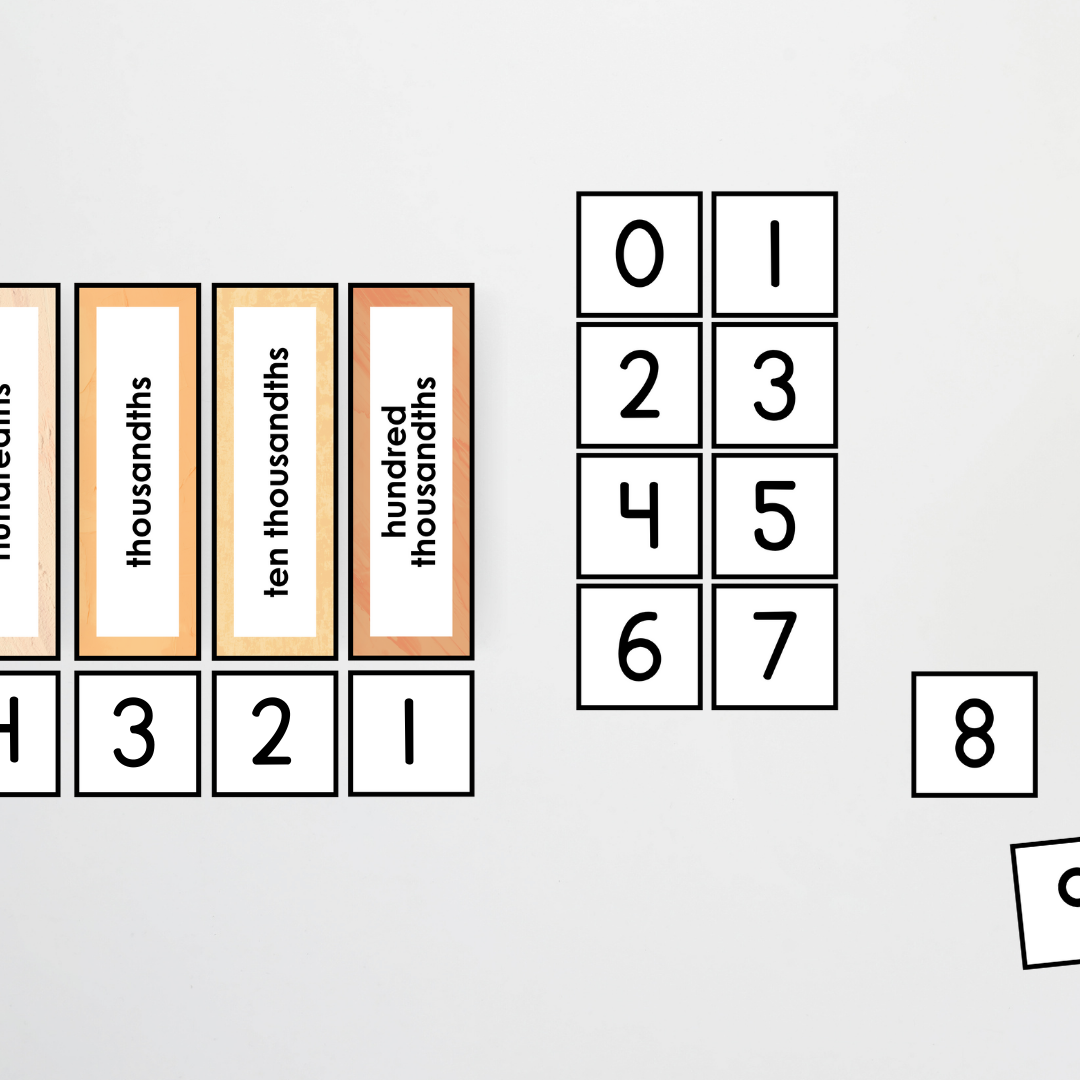 Place Value: Card Display - Neutral Classroom Decor - Teacher Resources & Classroom Decor