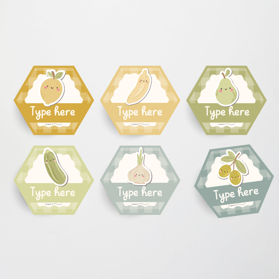 Hexagon Labels - Farmers Market Classroom Decor - Teacher Resources & Classroom Decor