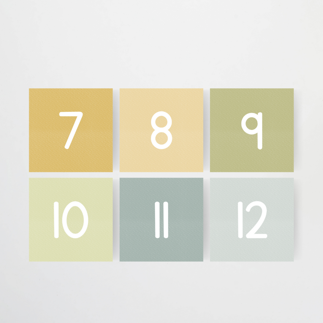 Number Line - Farmers Market Classroom Decor