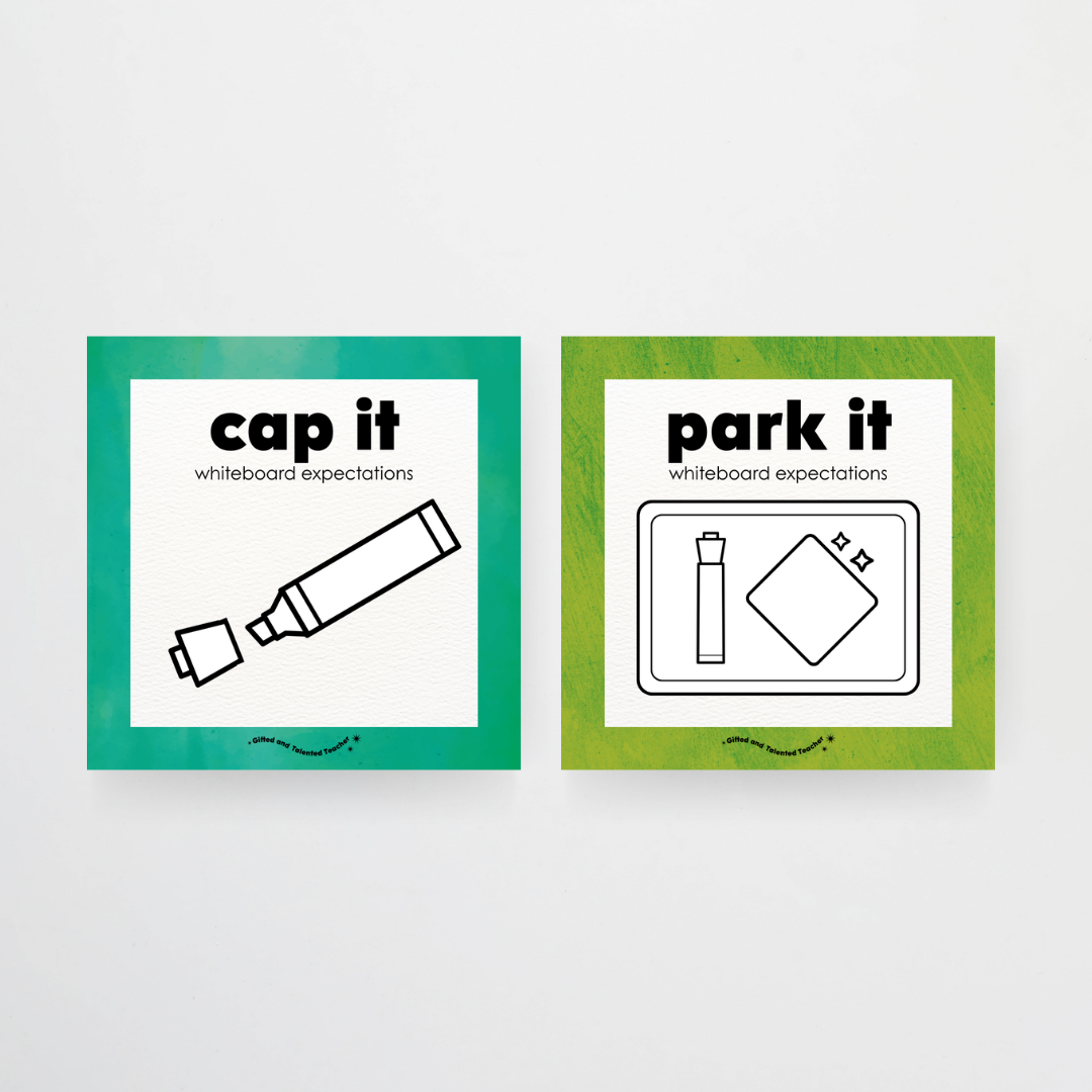 Pete Cromer: Mini Whiteboard Expectations, Prompts and Cues: Square Icons - Insect Life Classroom Decor - Teacher Resources & Classroom Decor