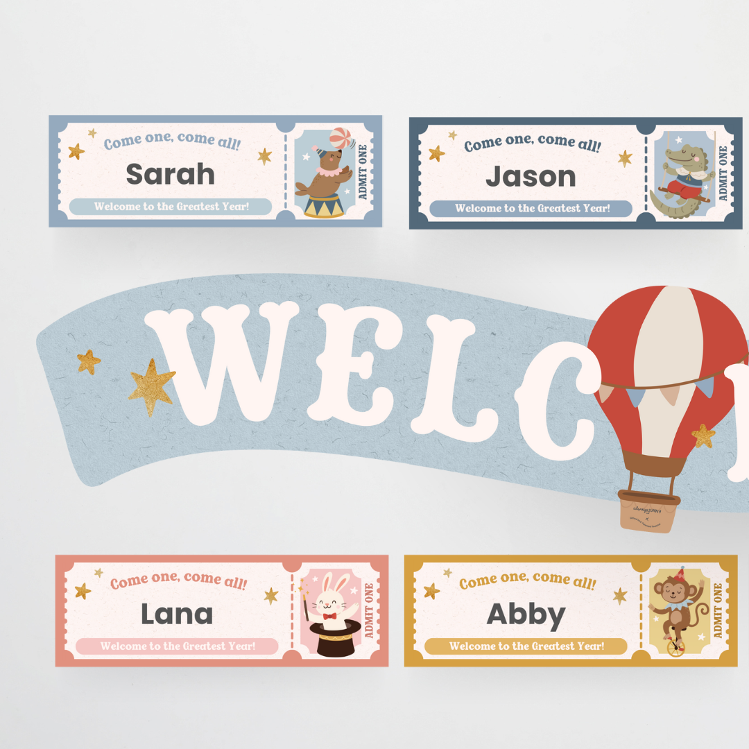 Classroom Door Display - Little Circus Classroom Decor