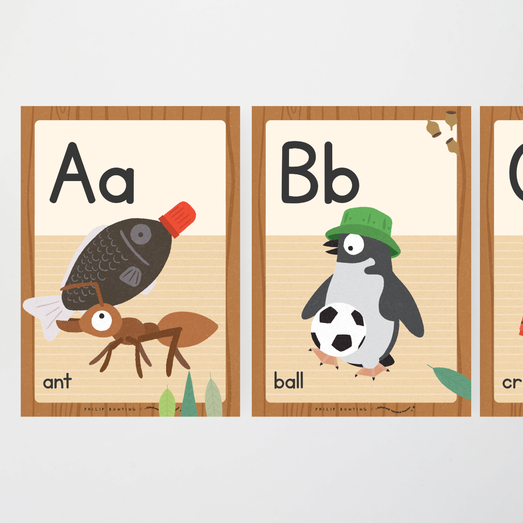 Philip Bunting: Alphabet Posters - Back to School Classroom Decor