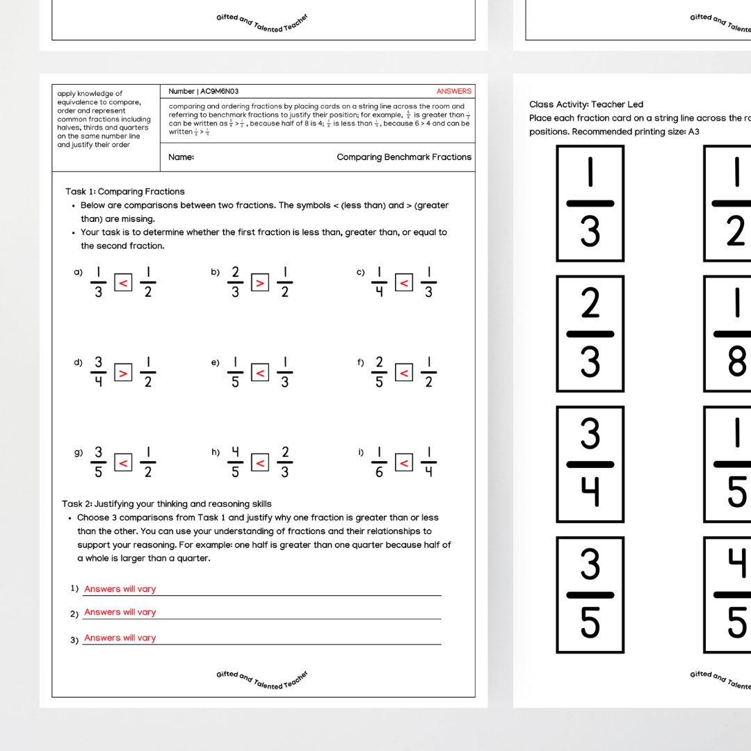 Number - Year 6 Australian Curriculum AC9M6N03