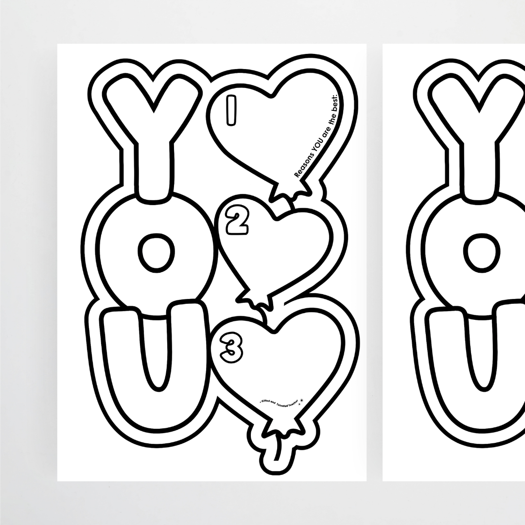 Father’s Day Lettering Activity: Reasons I Love My Dad - Teacher Resources & Classroom Decor
