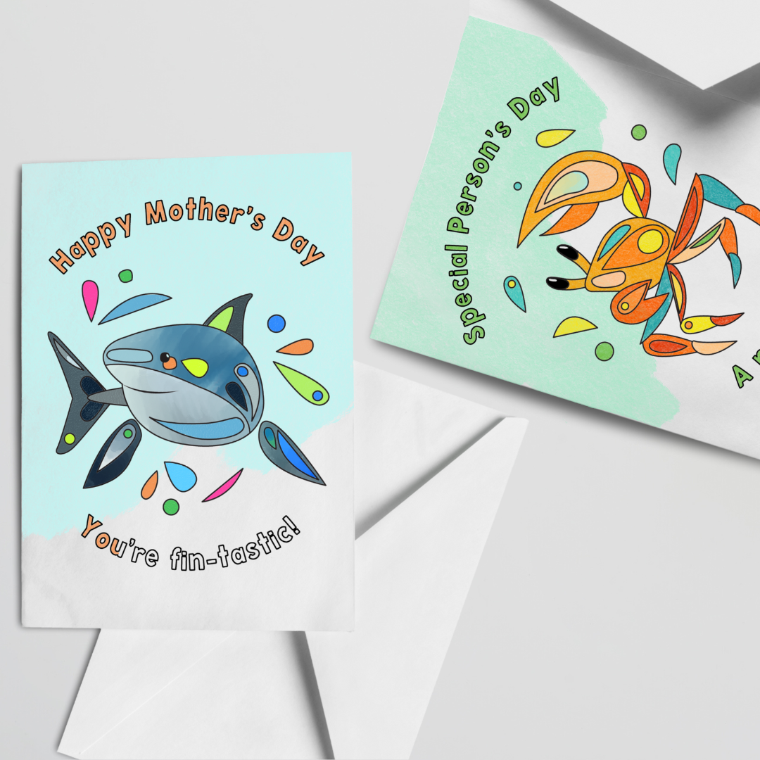 Pete Cromer: Mother's Day (Pun) Cards - Sea Life Collection