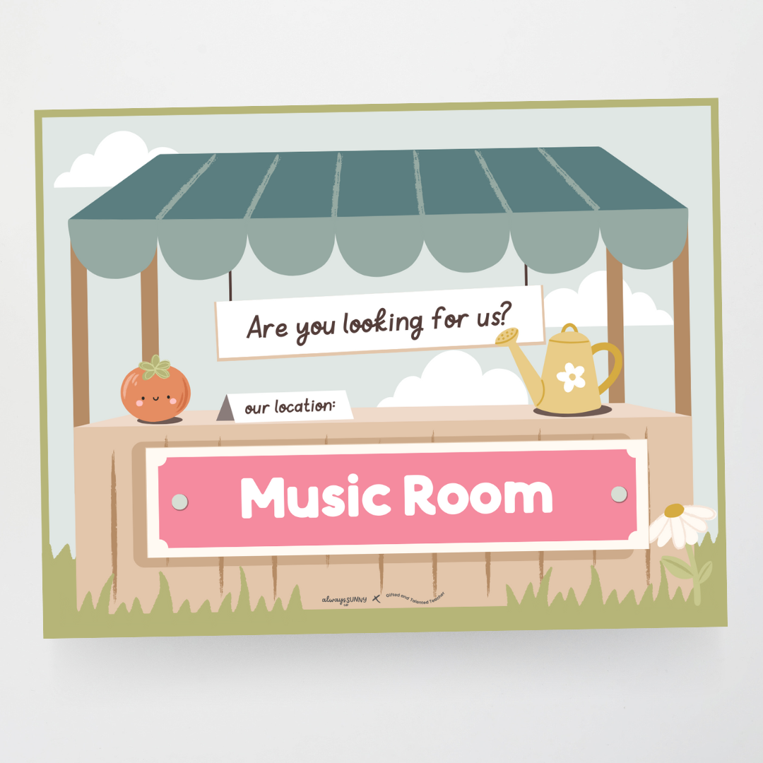Location Door Display - Farmers Market Classroom Decor - Teacher Resources & Classroom Decor