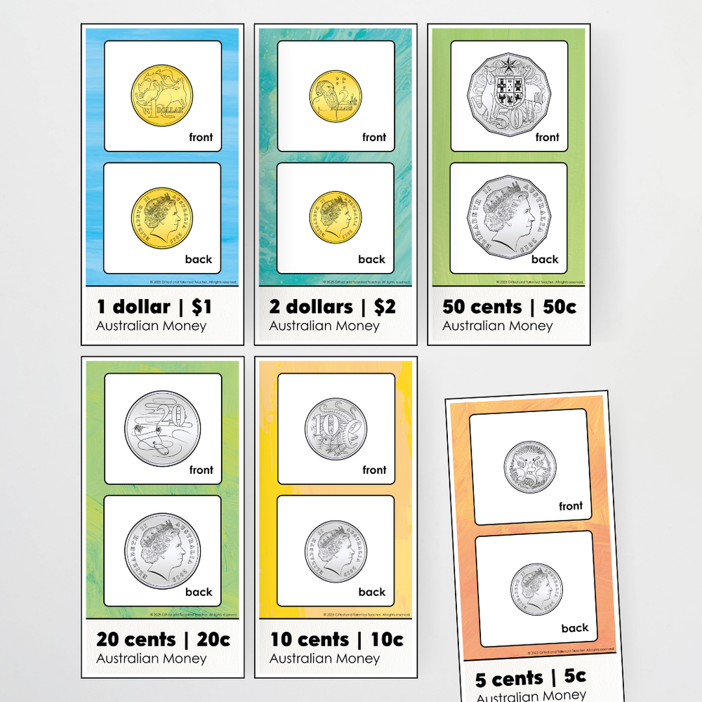 Australian Money Posters - Sea Life Classroom Decor Teacher Resources