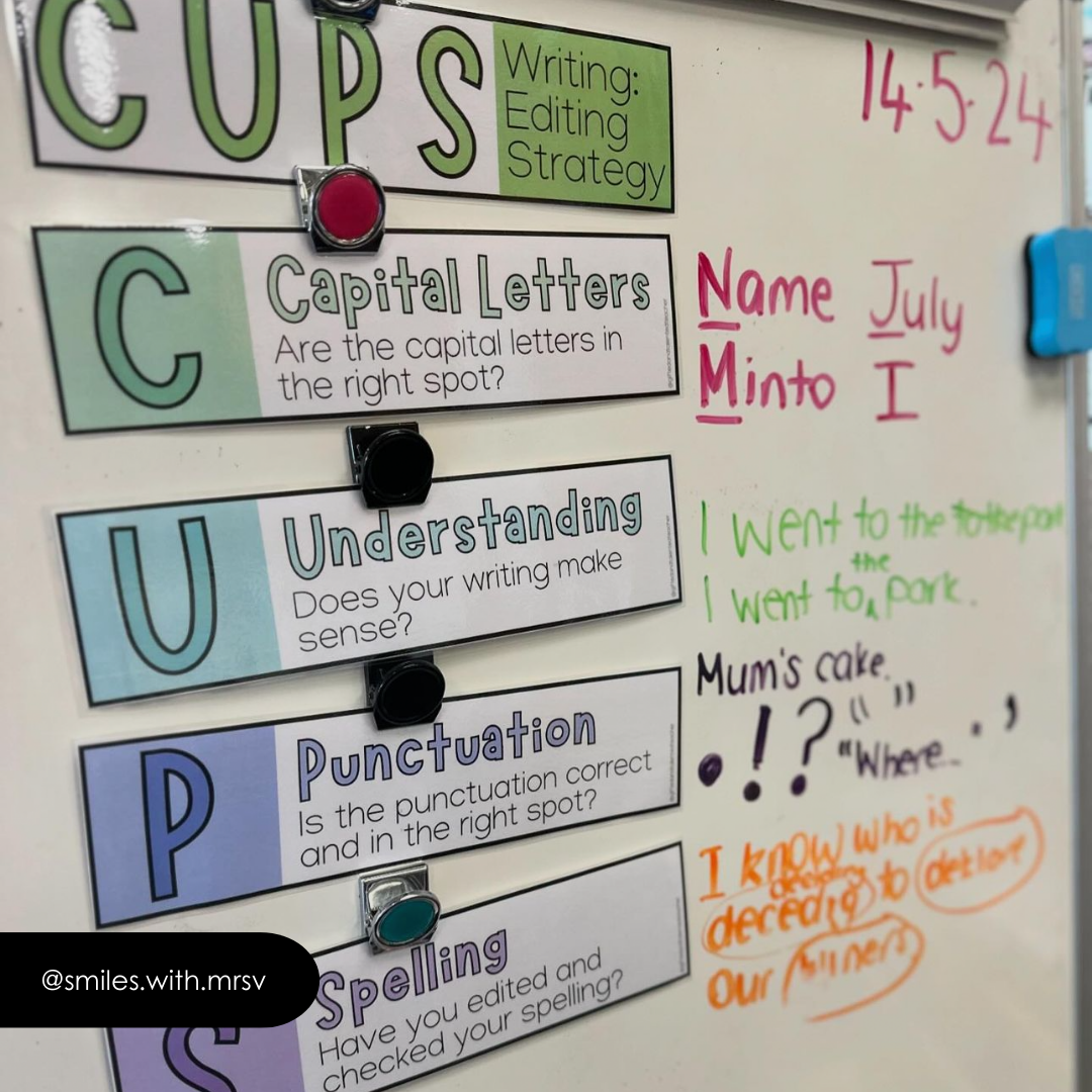 Writing: CUPS Editing Strategy [Editable]