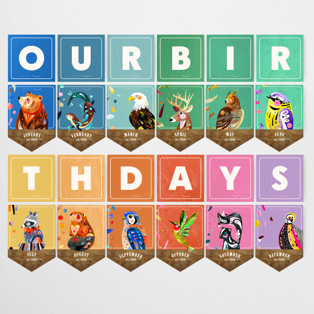Birthday Display - North America Classroom Decor