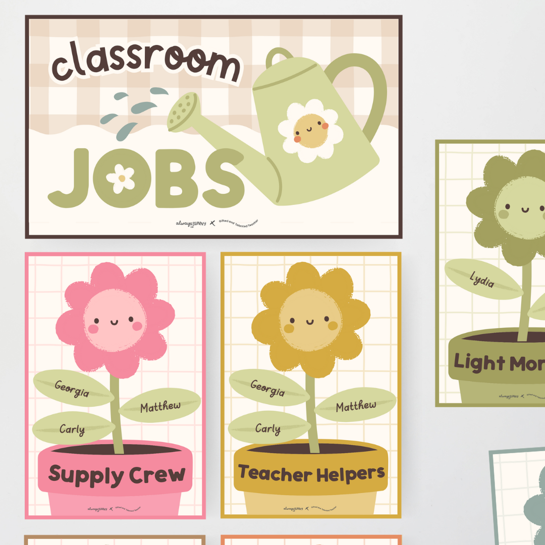 x Always Sunny Co. - Farmers Market Classroom Decor (Upper Grades) Bundle