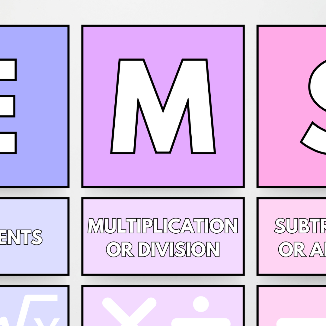 Order of Operations: GEMS or GEMA