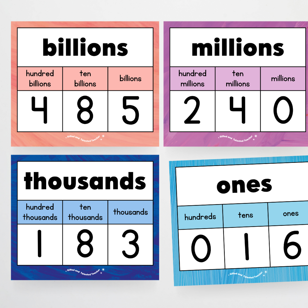 Place Value Classroom Display - Insect Life Classroom Decor