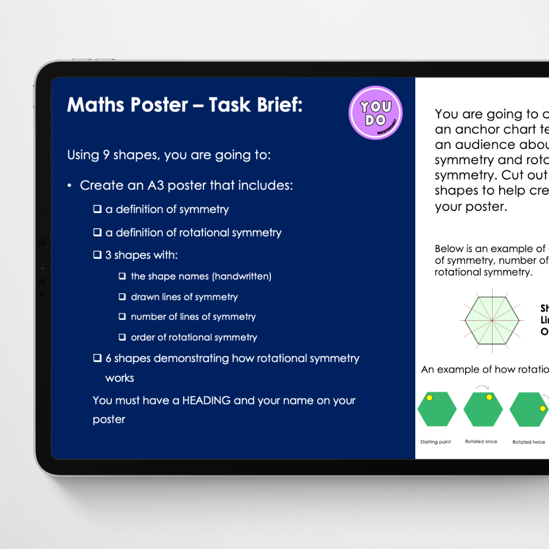 Symmetry and Rotational Symmetry Slides