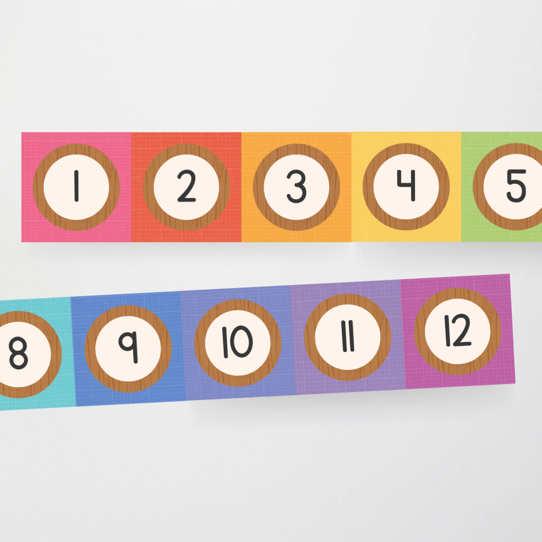 Philip Bunting: Number Line - Back to School Classroom Decor