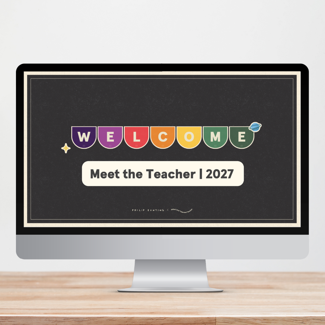 Philip Bunting: Digital Slides - Watch this Space Classroom Decor