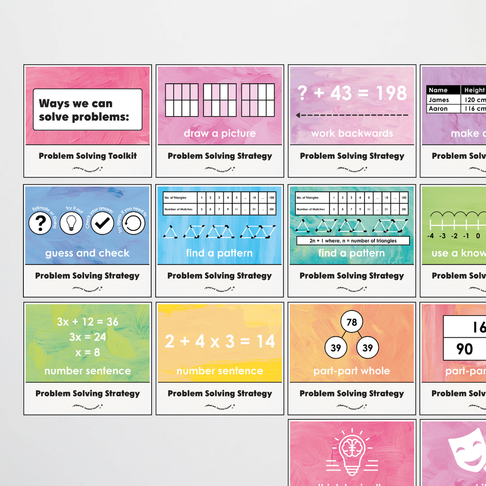 Mathematics Posters Bundle - Sea Life Classroom Decor - Teacher Resources & Classroom Decor