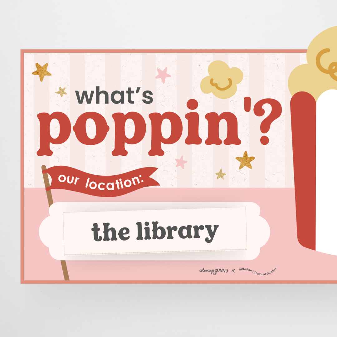 Location Door Display - Little Circus Classroom Decor