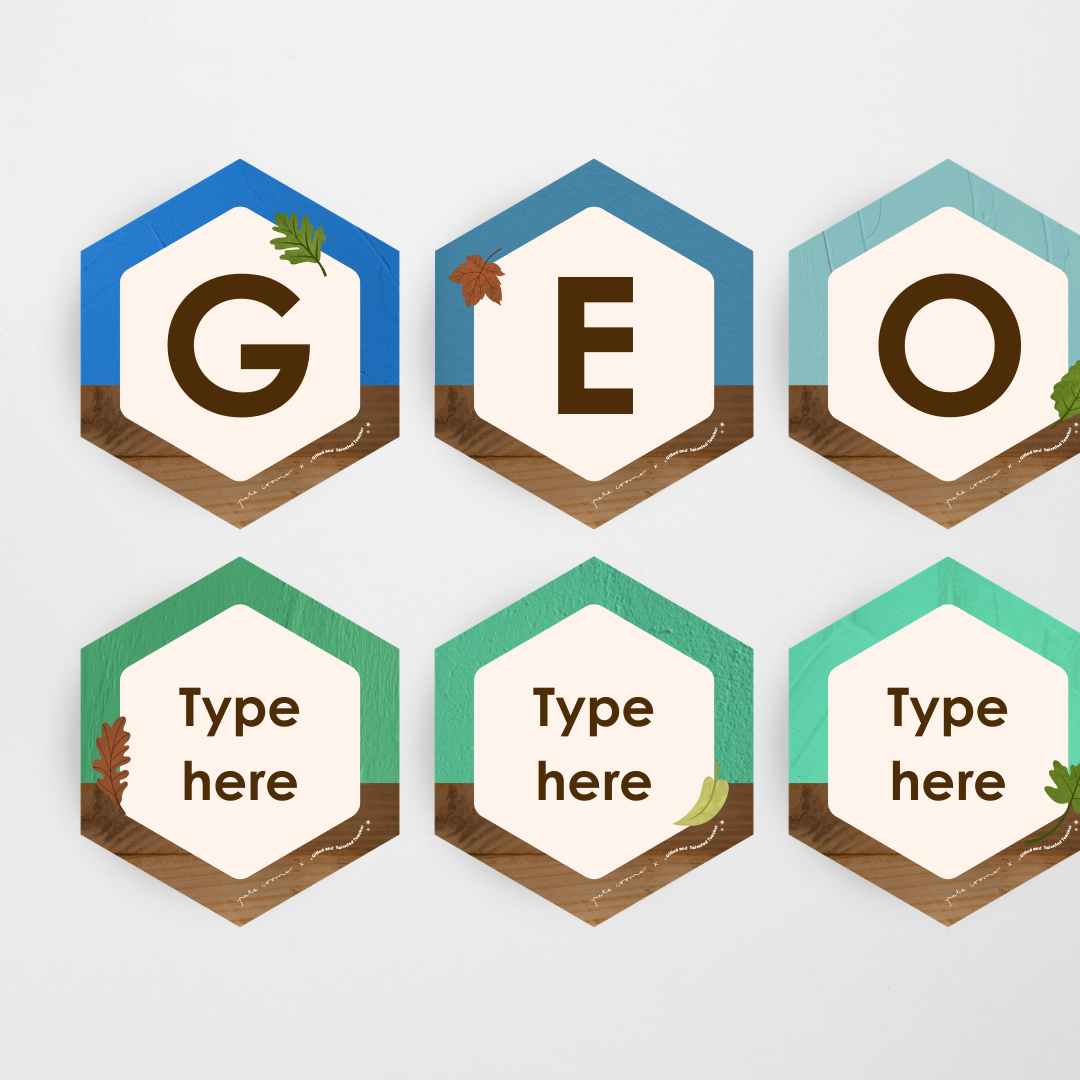 Hexagon Labels - North America Classroom Decor - Teacher Resources & Classroom Decor