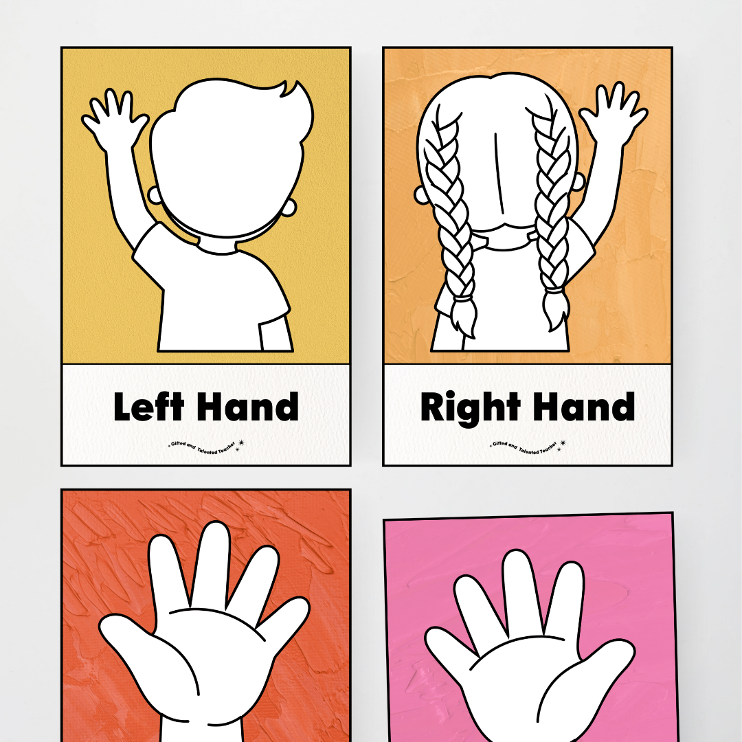 Left Hand and Right Hand Position Classroom Display - North America Classroom Decor - Teacher Resources & Classroom Decor