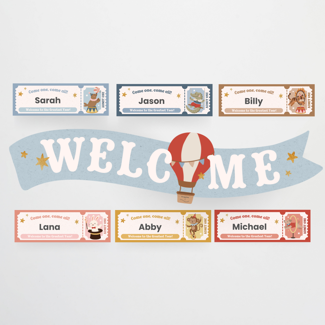 Classroom Door Display - Little Circus Classroom Decor