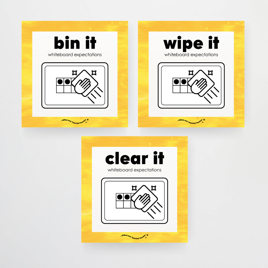 Pete Cromer: Mini Whiteboard Expectations, Prompts and Cues: Square Icons - Australian Fauna and Flora Classroom Decor - Teacher Resources & Classroom Decor