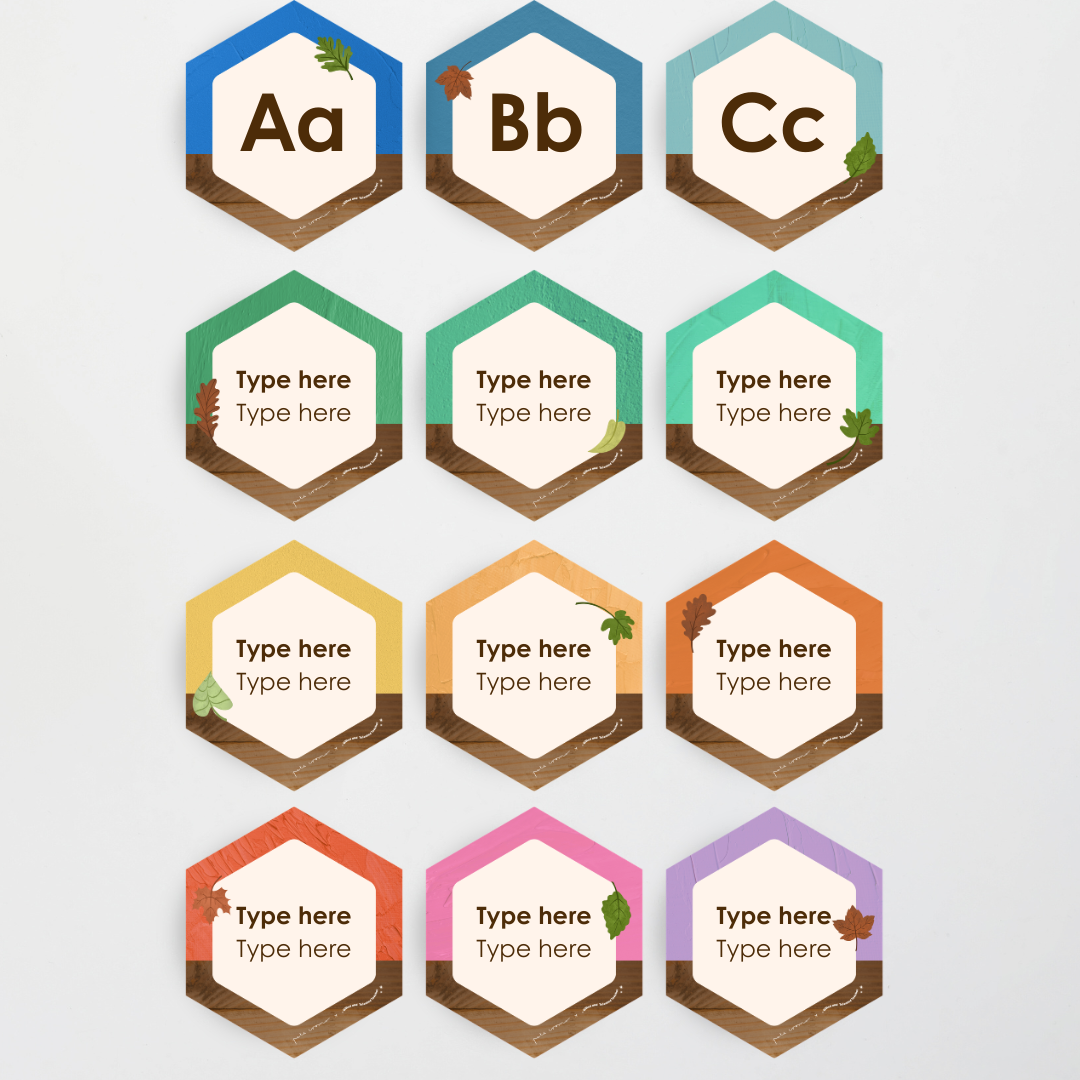 Hexagon Labels - North America Classroom Decor - Teacher Resources & Classroom Decor
