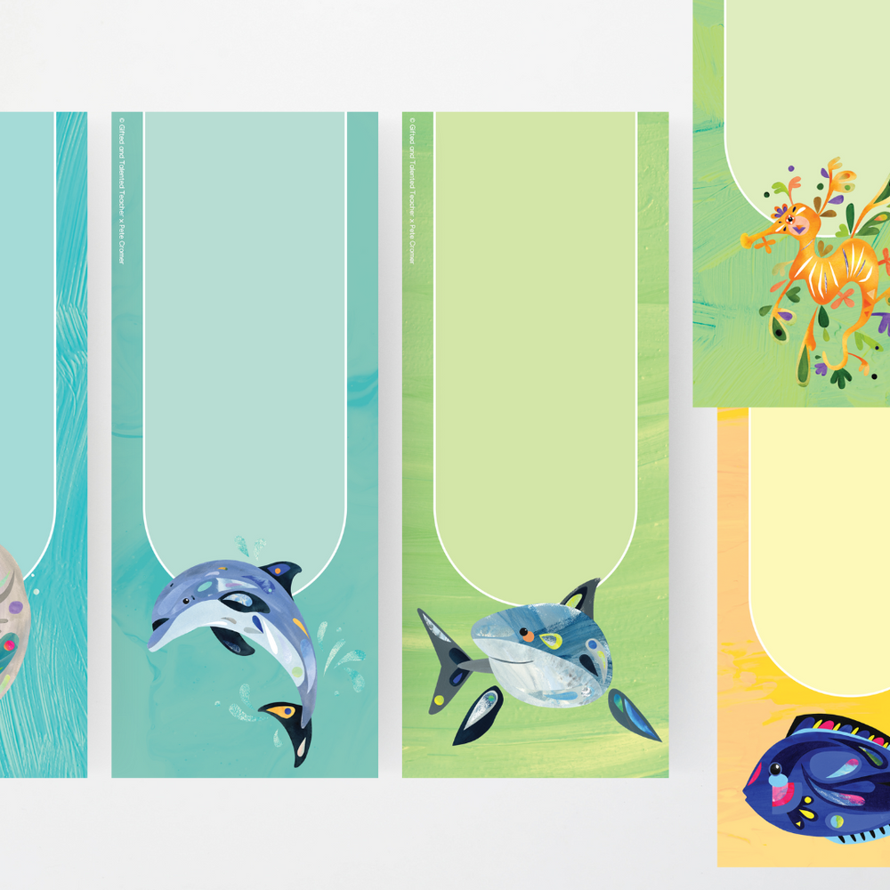 Pete Cromer: Vertical Labels Sea Life Classroom Decor Teacher Resource