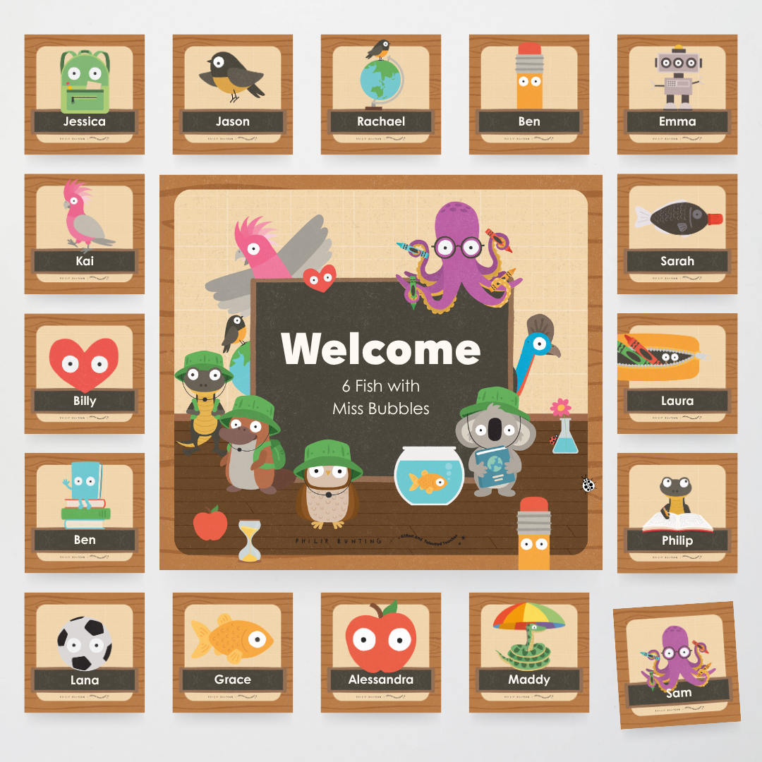 Philip Bunting: Classroom Door Display - Back to School Classroom Decor