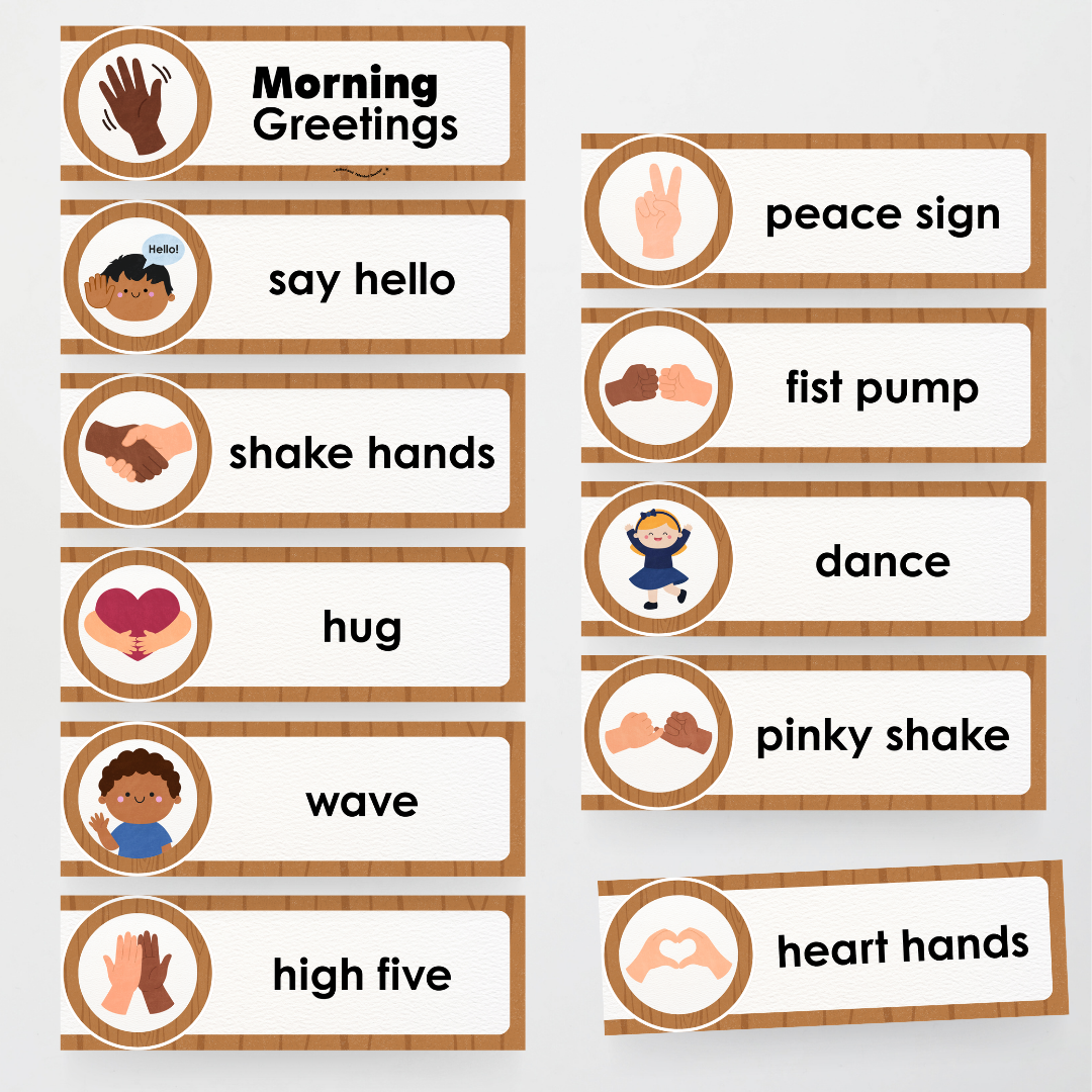 Morning Greetings - Back To School Classroom Decor