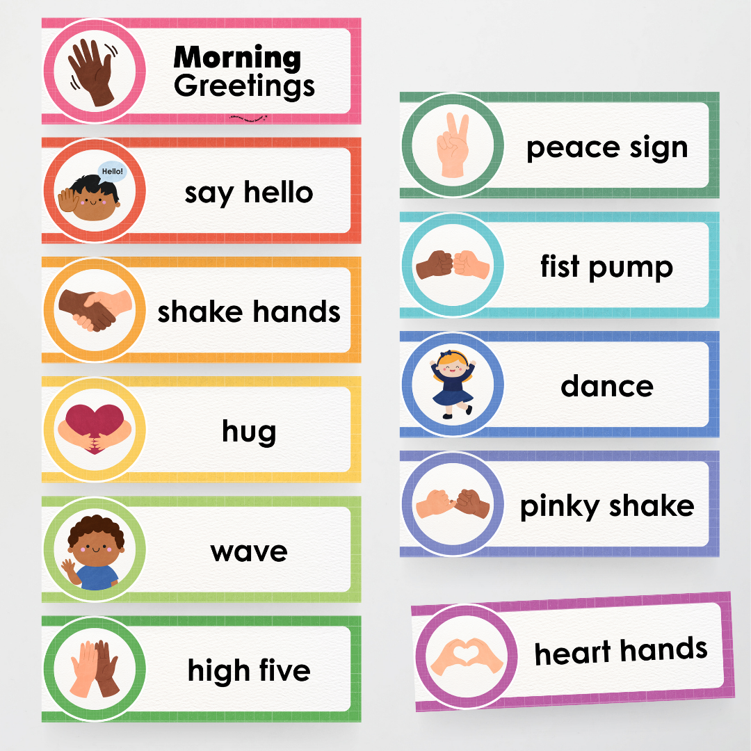 Morning Greetings - Back To School Classroom Decor