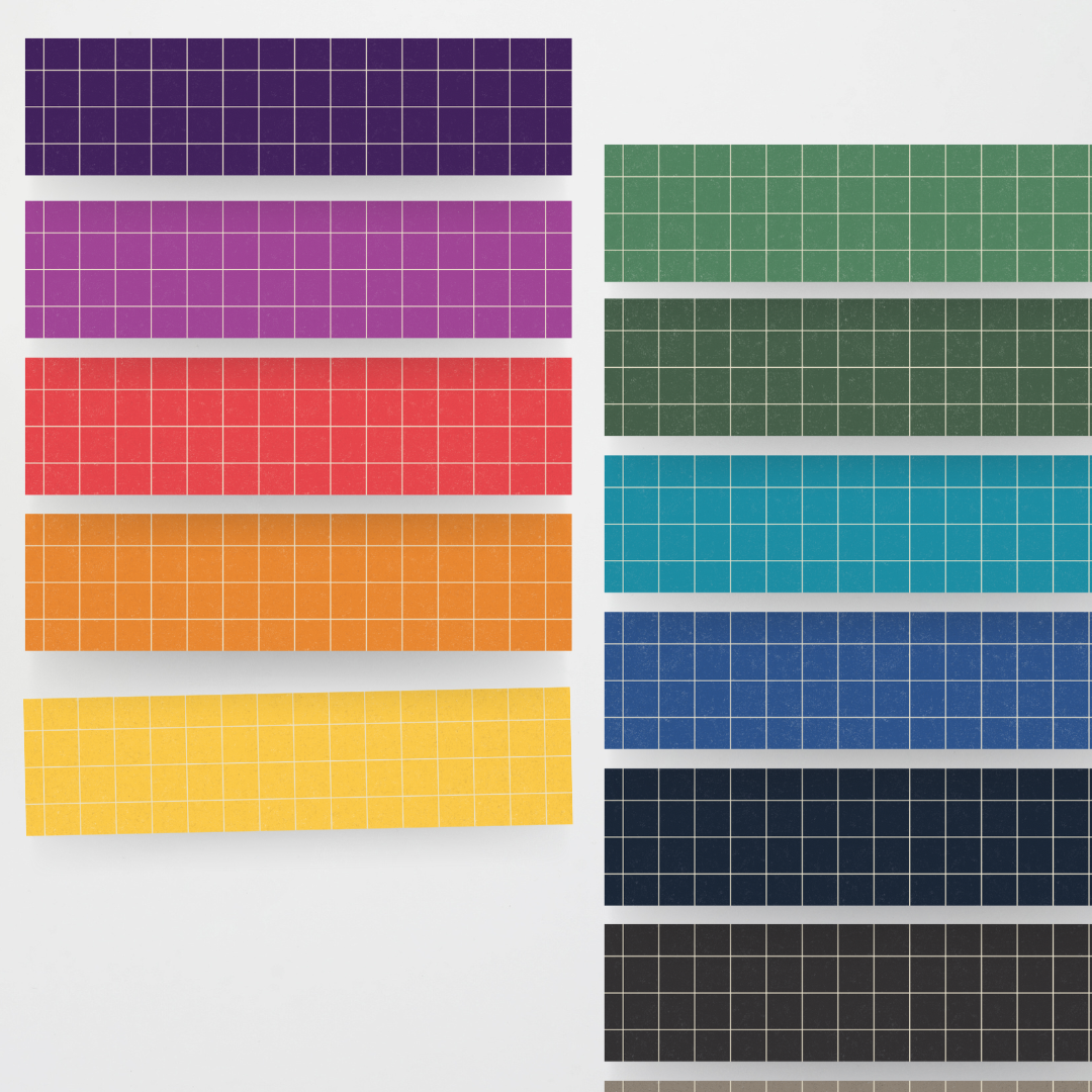 Philip Bunting: Grid and Scallop Edge Border Set - Watch this Space Classroom Decor