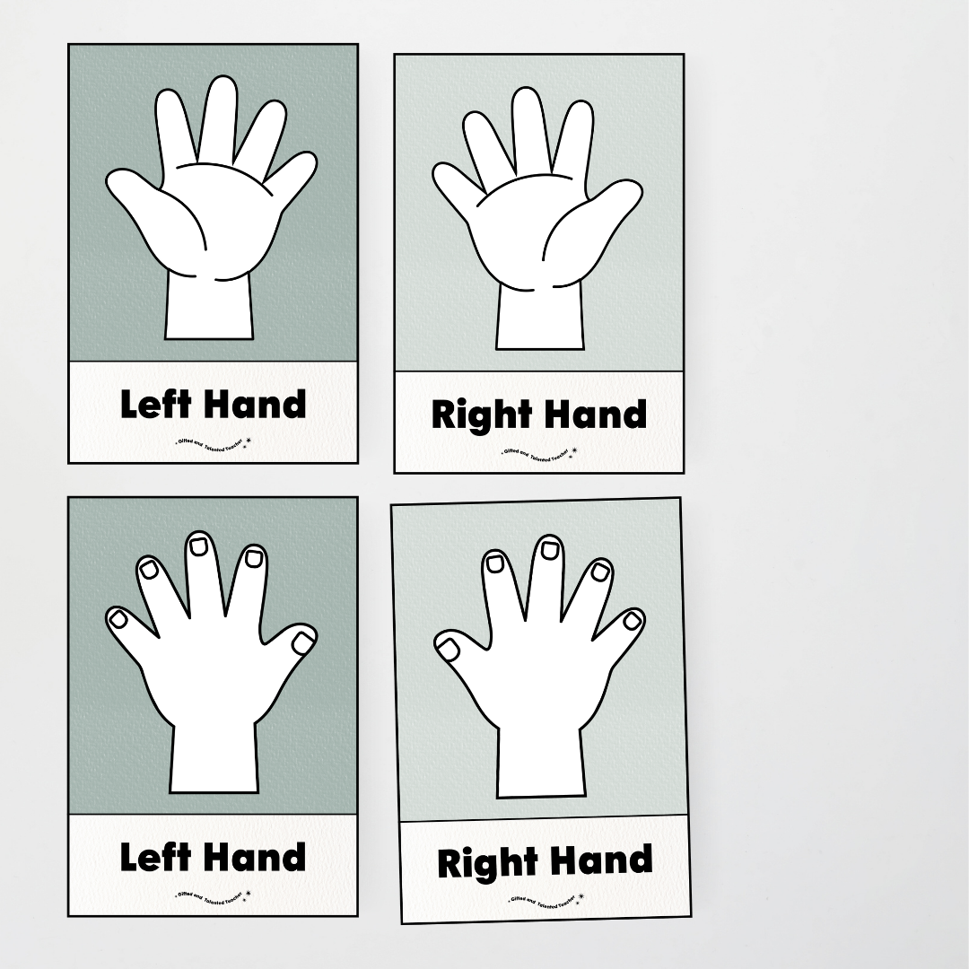 Left Hand and Right Hand Position Classroom Display - Farmers Market Classroom Decor - Teacher Resources & Classroom Decor