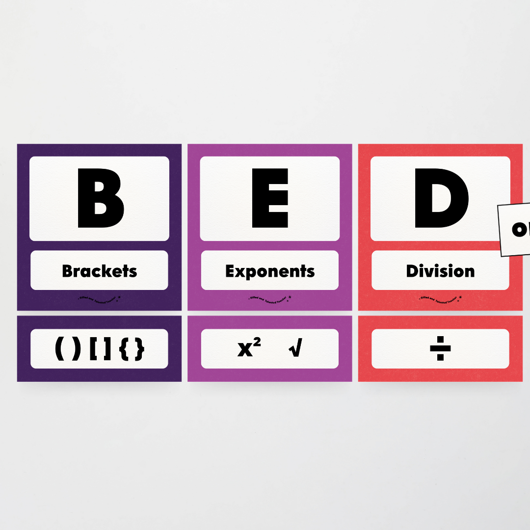 BEDMAS Order of Operations - Watch this Space Classroom Decor - Teacher Resources & Classroom Decor