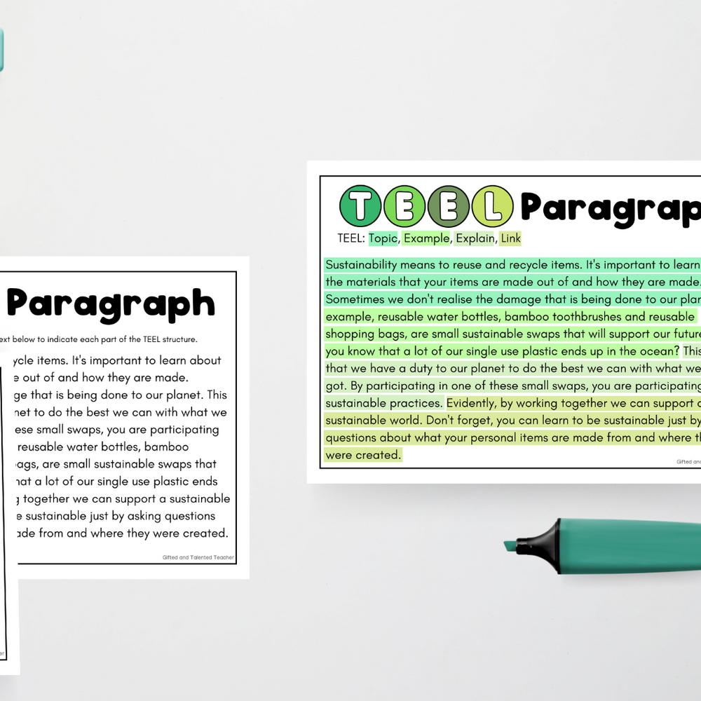 Paragraph Structure - Leafy Green