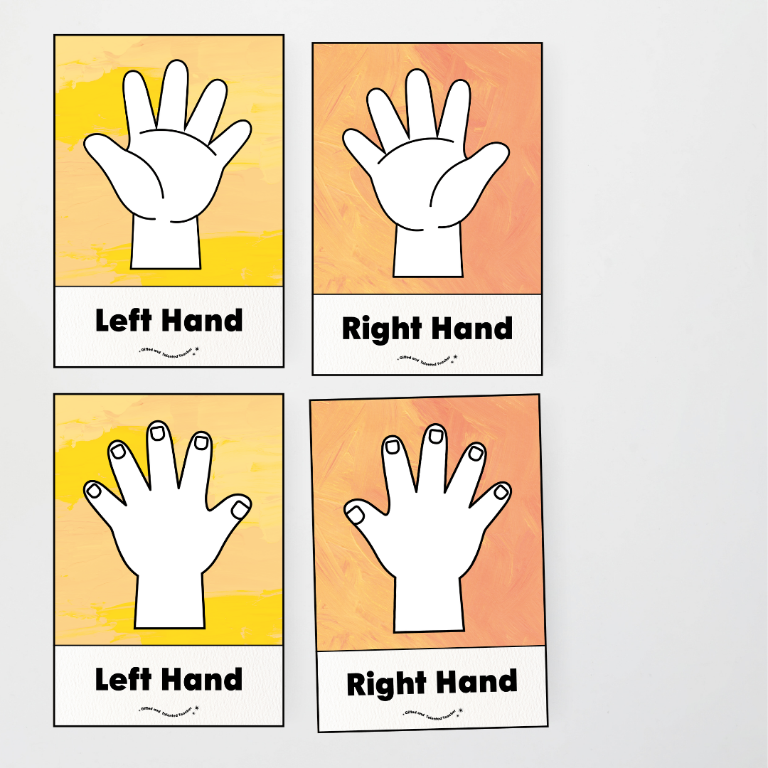 Left Hand and Right Hand Position Classroom Display - Sea Life Classroom Decor - Teacher Resources & Classroom Decor