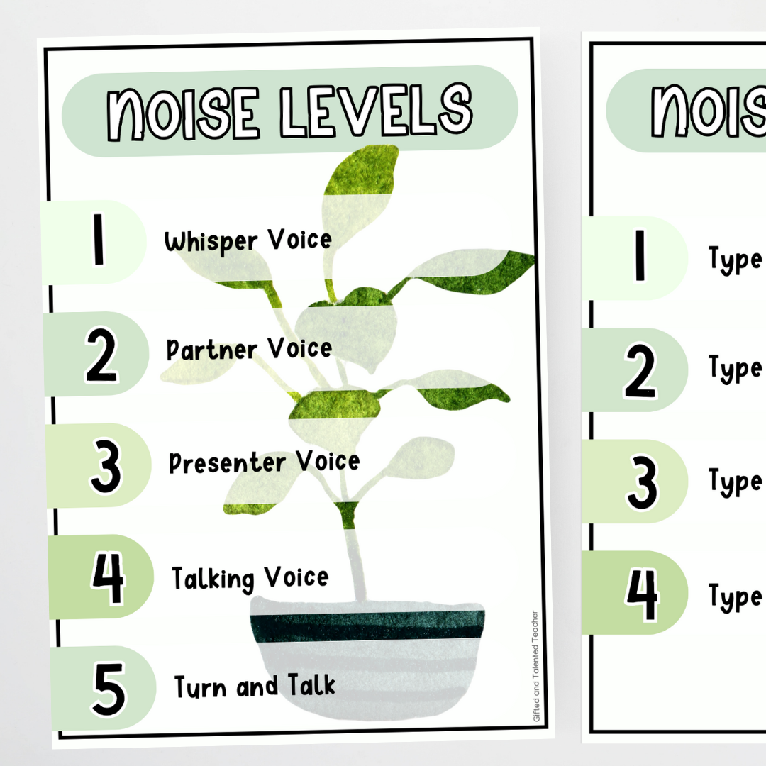 Noise Levels - Boho Botanical
