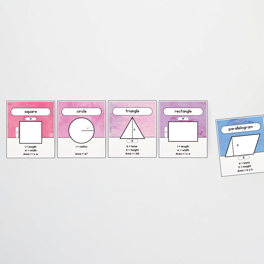 Mathematics Posters Bundle - Sea Life Classroom Decor - Teacher Resources & Classroom Decor