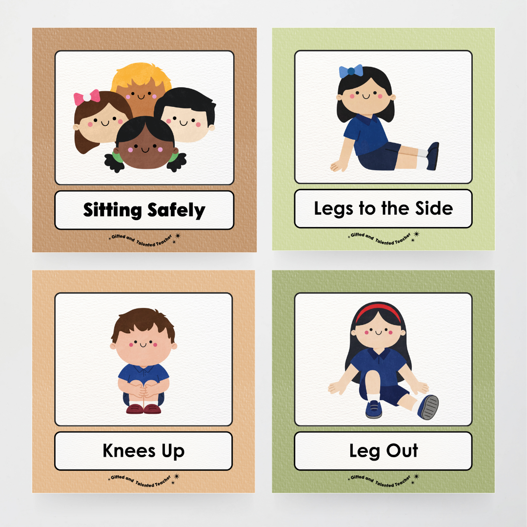 Inclusive Sitting Positions Editable Classroom Display - Woodland Classroom Decor - Teacher Resources & Classroom Decor