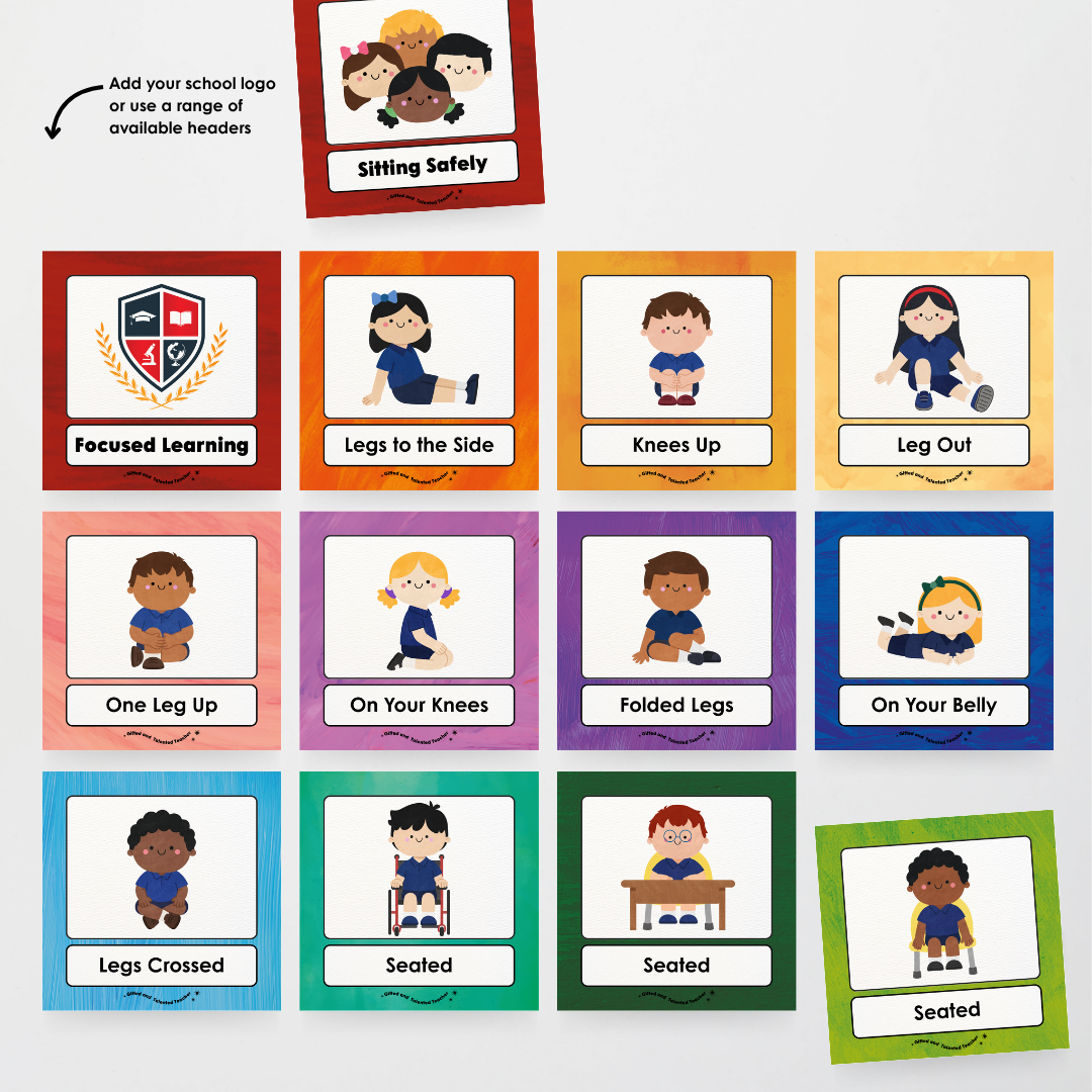 Inclusive Sitting Positions Editable Classroom Display - Insect Life Classroom Decor - Teacher Resources & Classroom Decor
