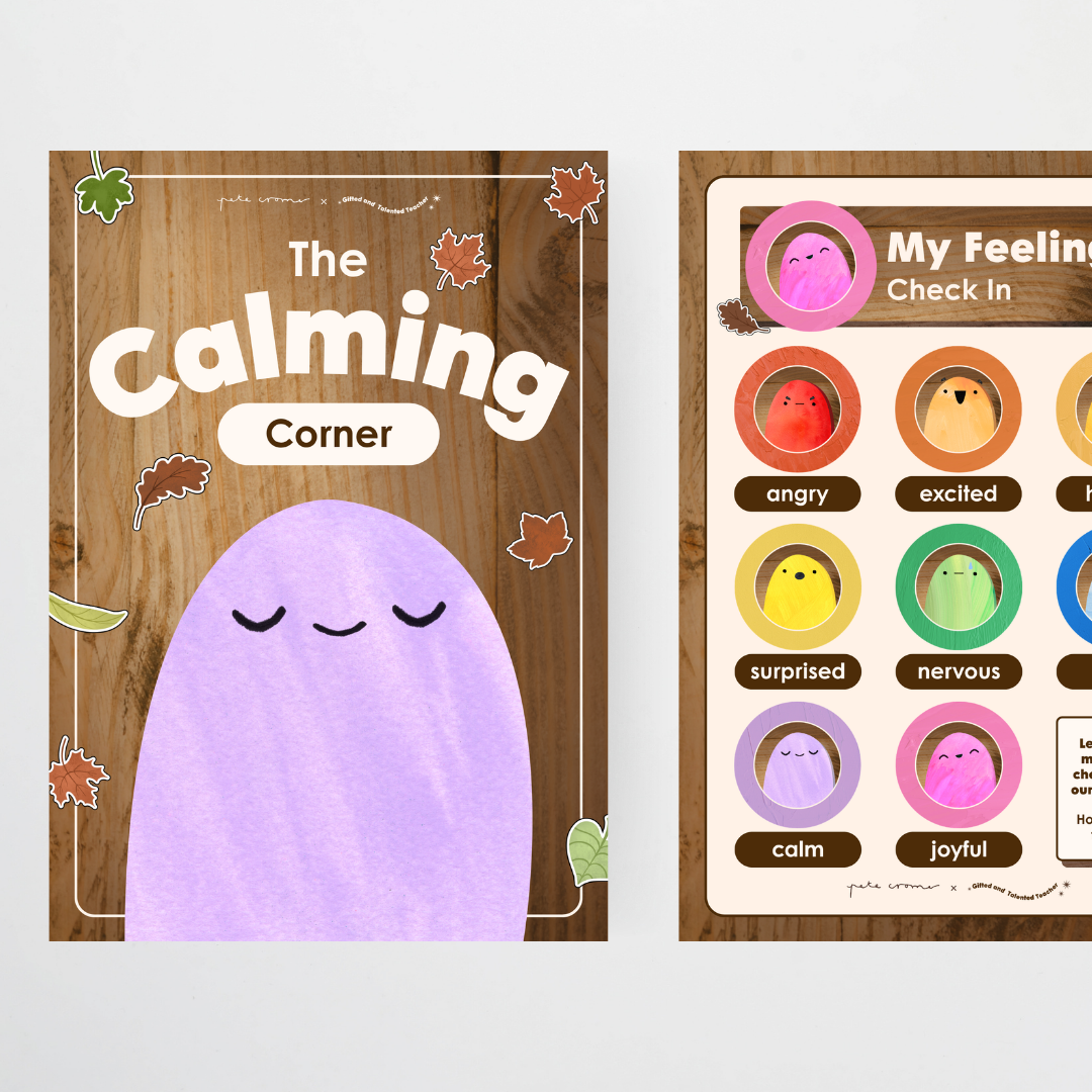 Wellbeing and Social Emotional Learning Posters Bundle - North America Classroom Decor