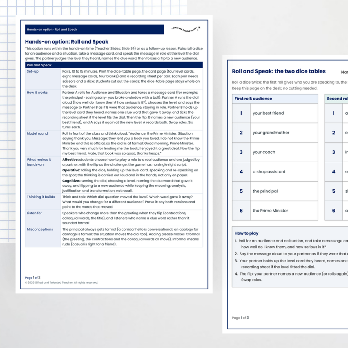 Hands-on 1 – Levels of Formality