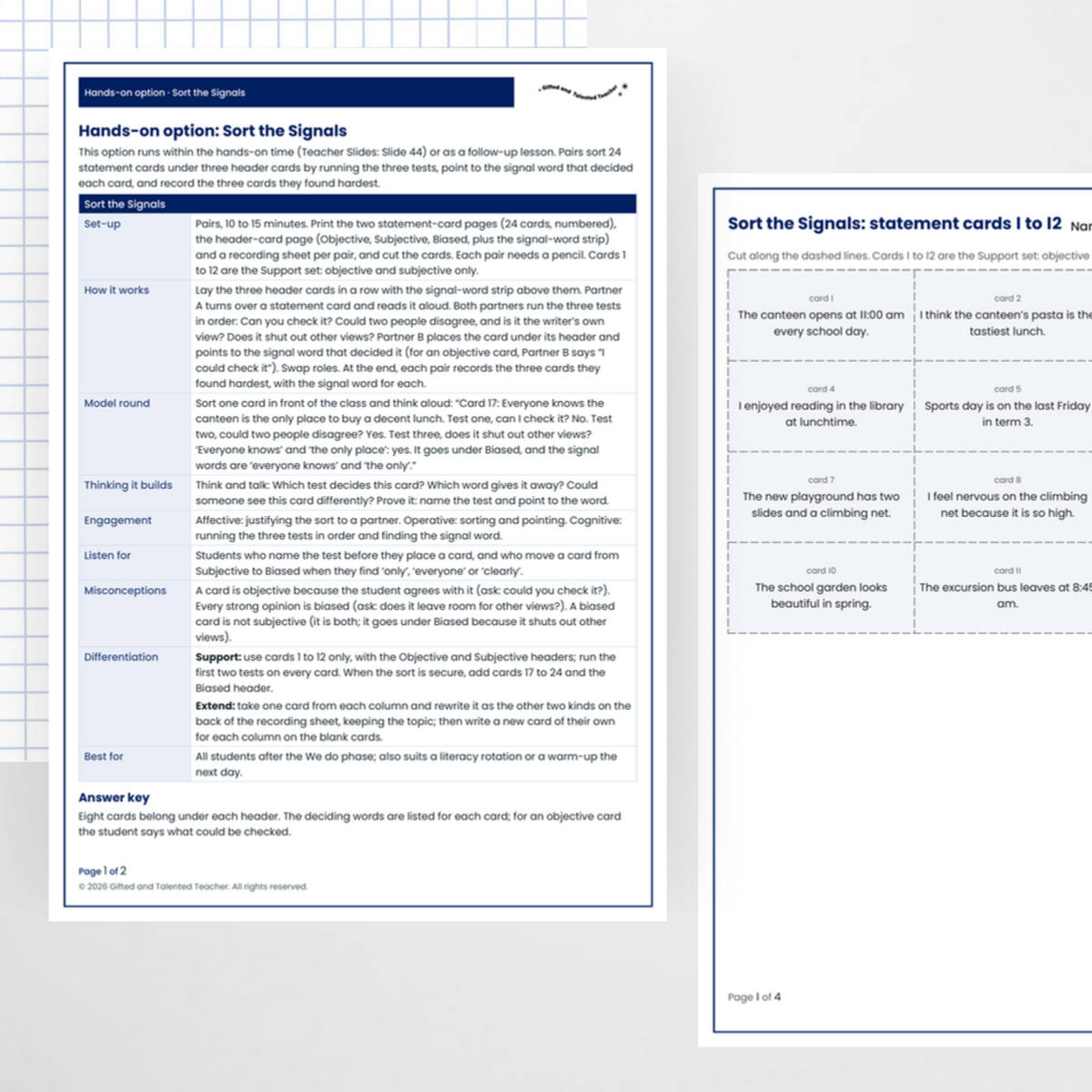 Hands-on activity 1 – Objective, Subjective and Biased Language