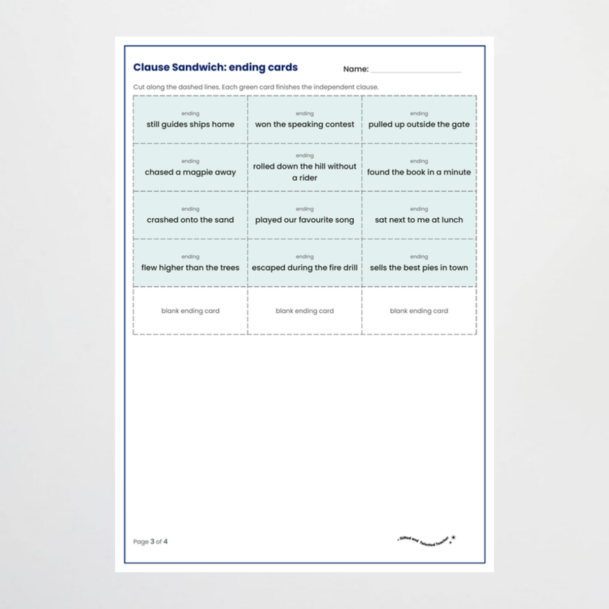 Hands-on activity 2 – Embedded Clauses
