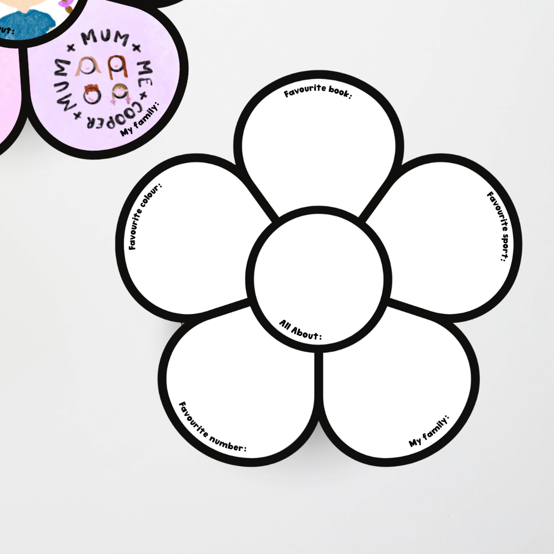 Back to School - All About Me: Flowers
