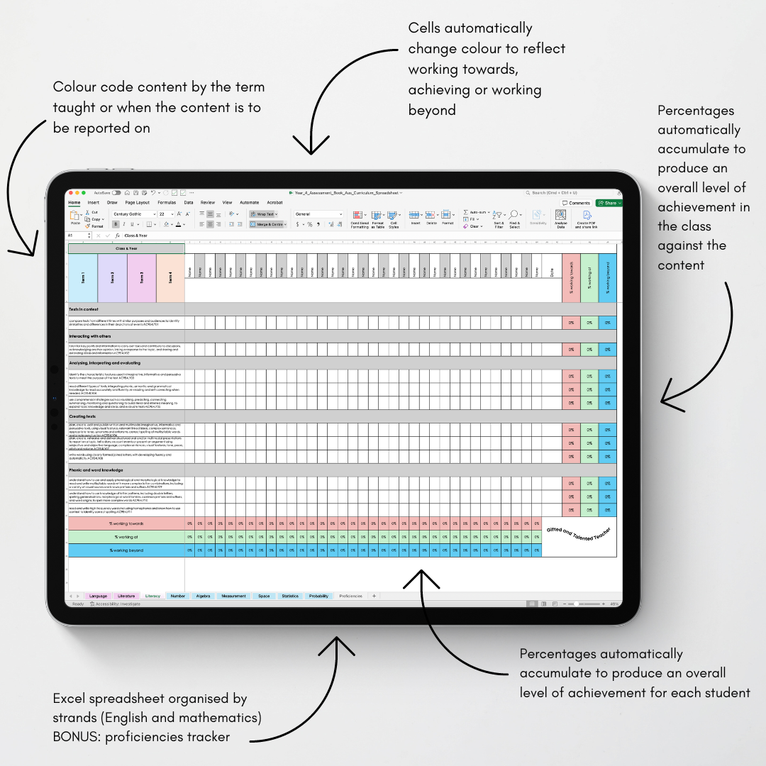 Digital Assessment Book - Australian Curriculum