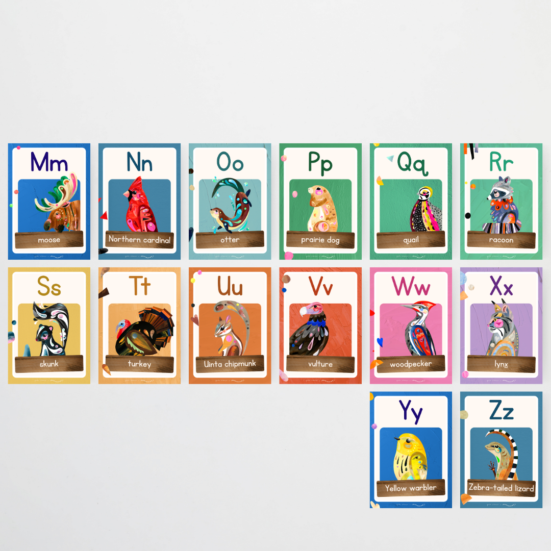 Upper Grades Alphabet Posters - North America Classroom Decor - Teacher Resources & Classroom Decor